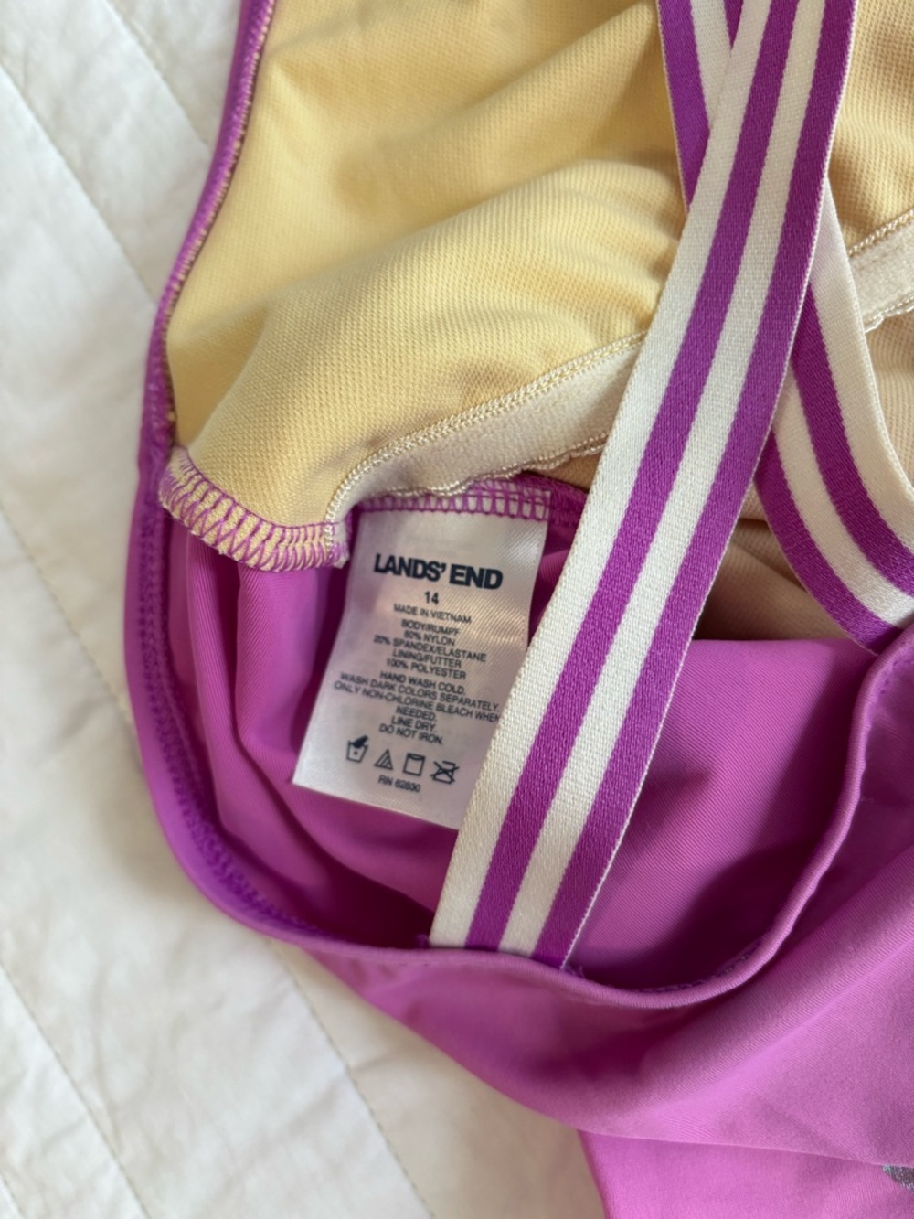 Lands End Girls Swim Set - Picture 4 of 4